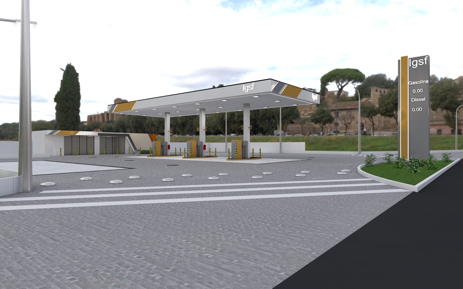 Projeto Arquitetônico – Posto de Combustível IGSF